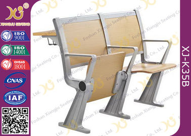 China Folded Lecture Hall Seating With Desk , School Furniture Lecture Room Chairs supplier