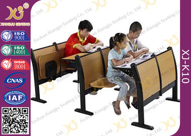 China Custom Aluminum Alloy Folding Lecture Hall Seating With Writing Pad supplier