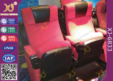 China Water Proof Plastic Cover Movie Theater Chairs , Cinema Seating Furniture supplier