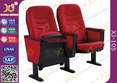 China Solid Wood Armrest Church Chair Stadium Theater Seating With Steel Leg supplier