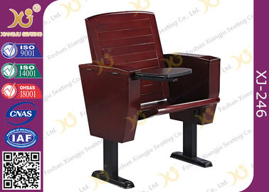 China Slim Metal Leg Church Hall Chairs with Strengthen Standing Foot Solid Wood supplier
