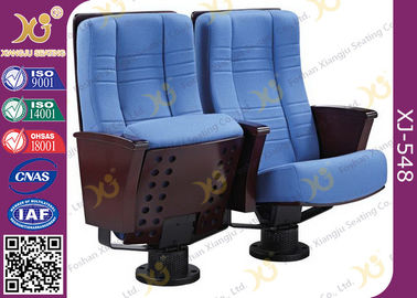 China Comfortable Steel Legs Floor Mounted Church Seating Chairs , ISO9001 supplier