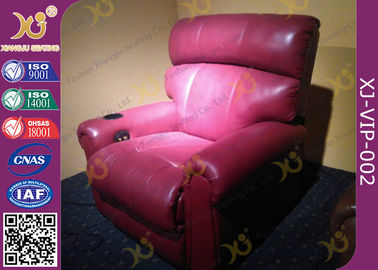 China Foam Infilling Recline Function VIP Cinema Seating ,Leather Cinema Sofa Recliner supplier