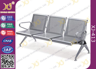 China Heavy Duty Hospital Waiting Room Chairs Stainless Steel With Powder Coating supplier