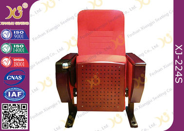 China Conference Lecture Hall Auditorium Audience Seating Chairs With Audio System Space supplier