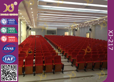 China Damper Returning System Retractable Auditorium Seating Flame Retardant Treatment supplier