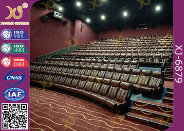 China 2.3mm Thick Rocker Back Fixed Cinema Style Seating With Ergonomic Backrest Design supplier