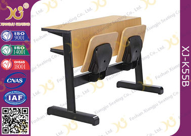China Custom Size Plywood College Classroom Furniture Desk And Chair Seat Folded supplier