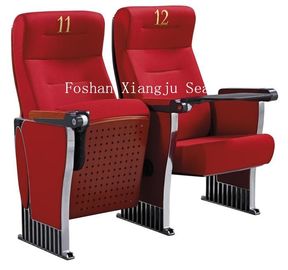 China Aluminum Legs Auditorium Theater Seating Ash Wood Veneer Finished XJ-389 supplier