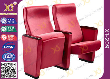 China Full Upholstered Fabric Cover Auditorium Chairs / Seating With Hidden Fixed Leg supplier