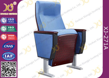 China No Rustiness Aluminum Legs Auditorium Chairs For Hall / Conference Seating supplier