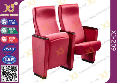China Red Acrylic Fabric Public Space Church Install Conference Room Chairs With Long Warranty supplier