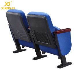China Durable Tip Up PP Outer Back Pocket Wrap Fabric Government/ Lecture Hall Seating supplier