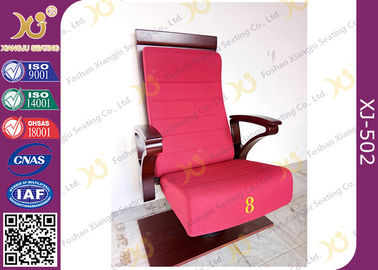China High Plywood Back Embroidered Chairs for Church Hall With Single Legs supplier