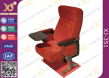 China Self Weight Close Seat Pad Moive Theater Seating Chairs In Aluminum Alloy Legs supplier