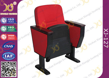 China Heavy Duty Stacking Church Hall Chairs With Back Bag And Tablet supplier