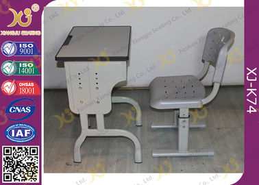 China Durable School Desk And Chair for Kids Study , Plywood Desk Top With PVC Edge supplier