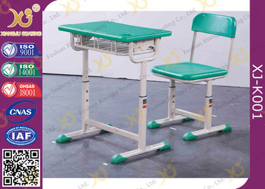 China Durable Kid’s School Desk And Chair PE Seat And Back Comfortable supplier
