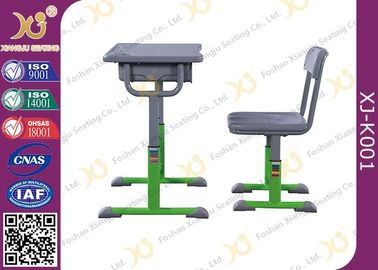 China Hollow Polethylene Top Desk And Chair Set For Students , 5 Years Warranty supplier