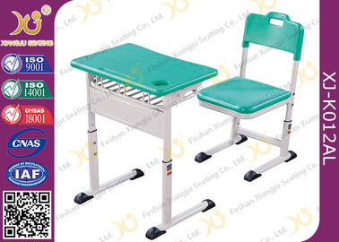 China Aluminum Alloy Material Student Desk And Chair Set Light Weight And Stable supplier
