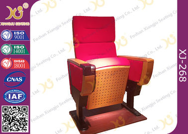 China Modern Folded Commercial Auditorium Chairs With Strong Steel Structural Single Leg supplier