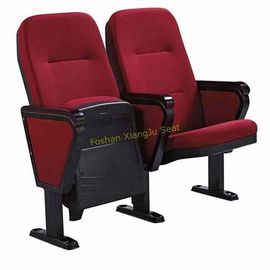 China Foldable Lecture Hall Seating / Auditorium Chair With Writing Pad Board Tablet supplier