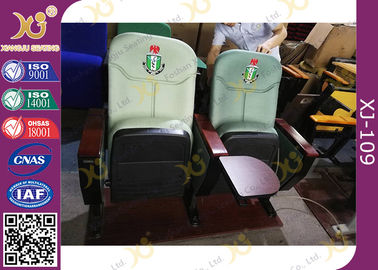 China Lagos Nigeria University Auditorium Theater Seating Cushion Fabric With Customized Logo supplier