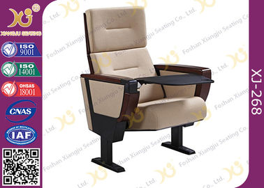 China Soild Molded Bent Plywood Back Church Auditorium Chairs With ABS Tablet supplier