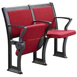 China Comfortable Soft Red Fabric Lecture Hall Seating / Student Classroom Chairs supplier