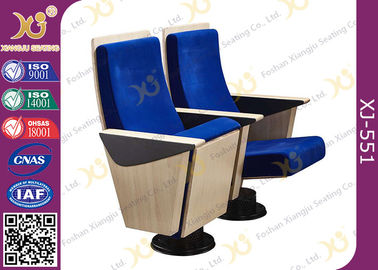 China Fixed Plywood Modern Trainning Room Chairs With Single Leg Floor Mounted supplier