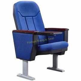 China Opera Music Hall Church Fold Up Auditorium Chairs With Aluminium Legs Customized Color supplier