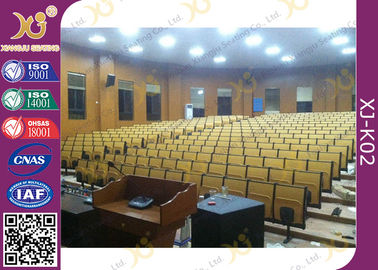 China High School Lecture Hall Seating Metal Folding High Density Multilayer Board supplier
