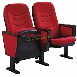 China US UK Standard Flame Retardant Tip Up Auditorium Seating Red , Blue , Yellow Color supplier