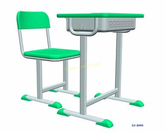 China Elementary Middle School Student Desk And Chair Set With Iron Or Aluminum Frame supplier