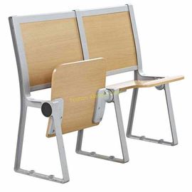China University / College Classroom Furniture / Student Desk And Chair Without Armrest supplier