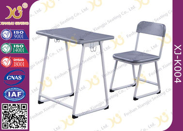 China Height Fixed HDPE Table And Chair Set For Student / College Furniture supplier