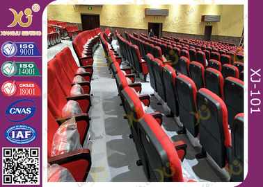 China Lumbar Support Wear Resistance Fabric Theatre Seating Chairs With 5 Years Warranty supplier
