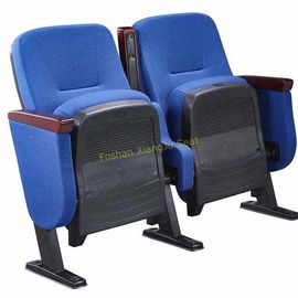 China Commercial Church Lecture Hall Auditorium Chair With Iron / Aluminum Leg supplier