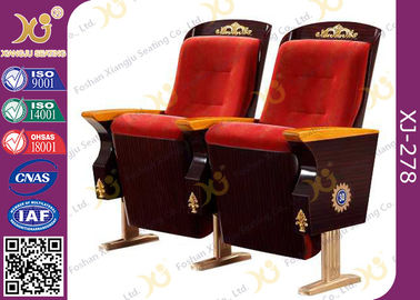 China Vintage Fixed Legs Church Hall Chairs With Handmade Religion Carving Pattern supplier