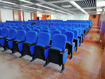 China 580*750*1000MM Auditorium Church Folding Theater Seats Rubber Wood Armrest supplier