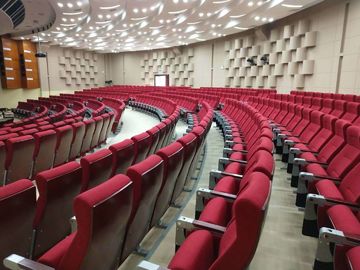 China Cushion Folding Theater Seats With Strong Aluminum Feet / Audience Seating Chairs supplier