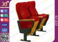 Stain Proof Full Upholstered Red Velvet Fabric Chairs For Stadium / Lecture Room supplier
