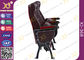Custom PU Leather Back Auditorium Theatre Seating Chairs With Tablet Arm supplier