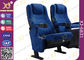 Foldable PU Foam Inner Material Theatre Seating Chairs With Fabric Upholstery supplier