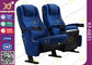 Foldable PU Foam Inner Material Theatre Seating Chairs With Fabric Upholstery supplier