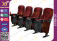 Mesh Fabric Upholstered Theater Chairs With Leatherette Headrest Row Number supplier