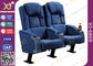 Cold Rolled Steel Leg Cinema Seating Furniture Movie Theater Chair With Soft Cushion supplier
