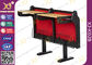 Steel Leg Center Distance 520 mm School Desk And Chair For High School supplier