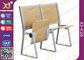 Lecture Hall Seats Attached School Desks And Chair Wooden Folding Furniture supplier