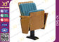 Fireproof Iron Frame Audience Seating Chairs For Lecture Hall Auditorium supplier